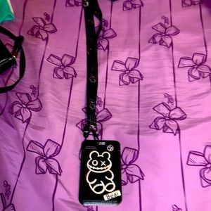 Teddy bear card holder